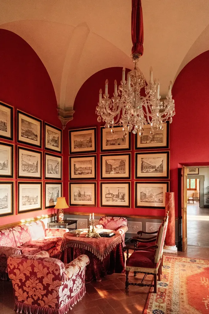 The refined inner spaces of Villa Gamberaia