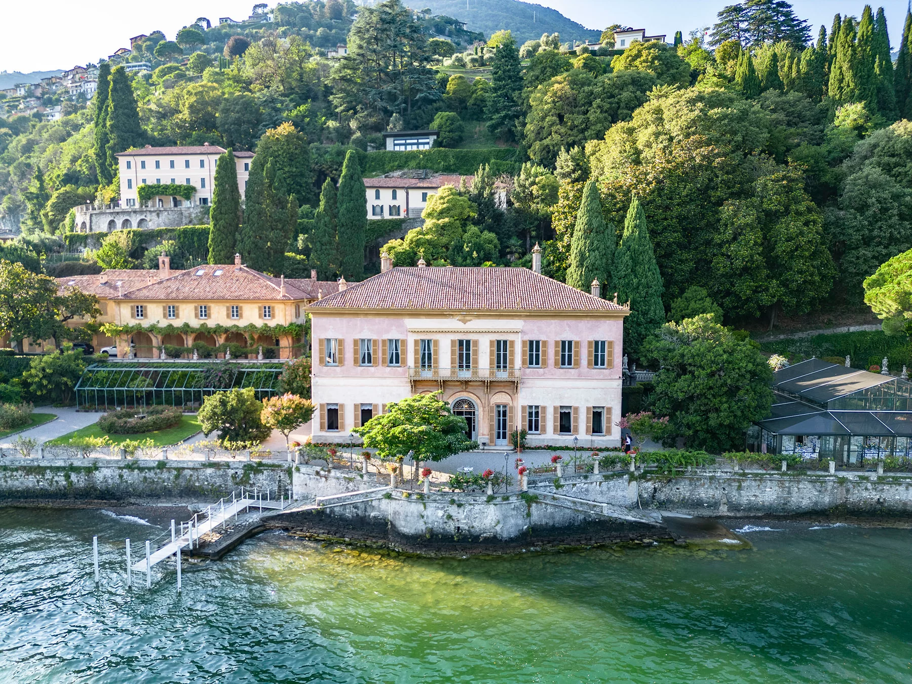 Villa Pizzo on Lake Como offers an elegant and private lakeside setting for wedding celebrations.
