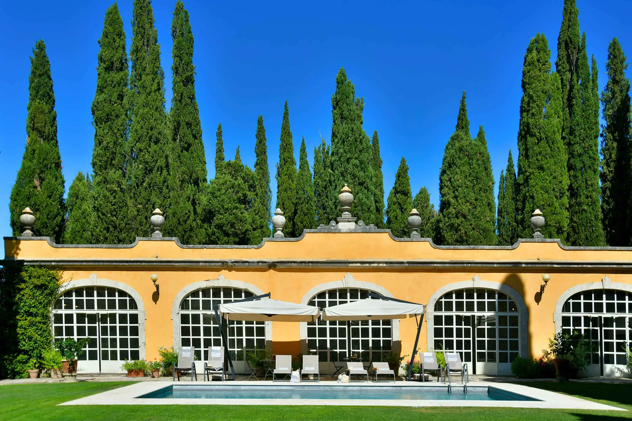 Villa La Foce: wedding estate set high above the UNESCO-listed Val d’Orcia in southern Tuscany. The venue facade.