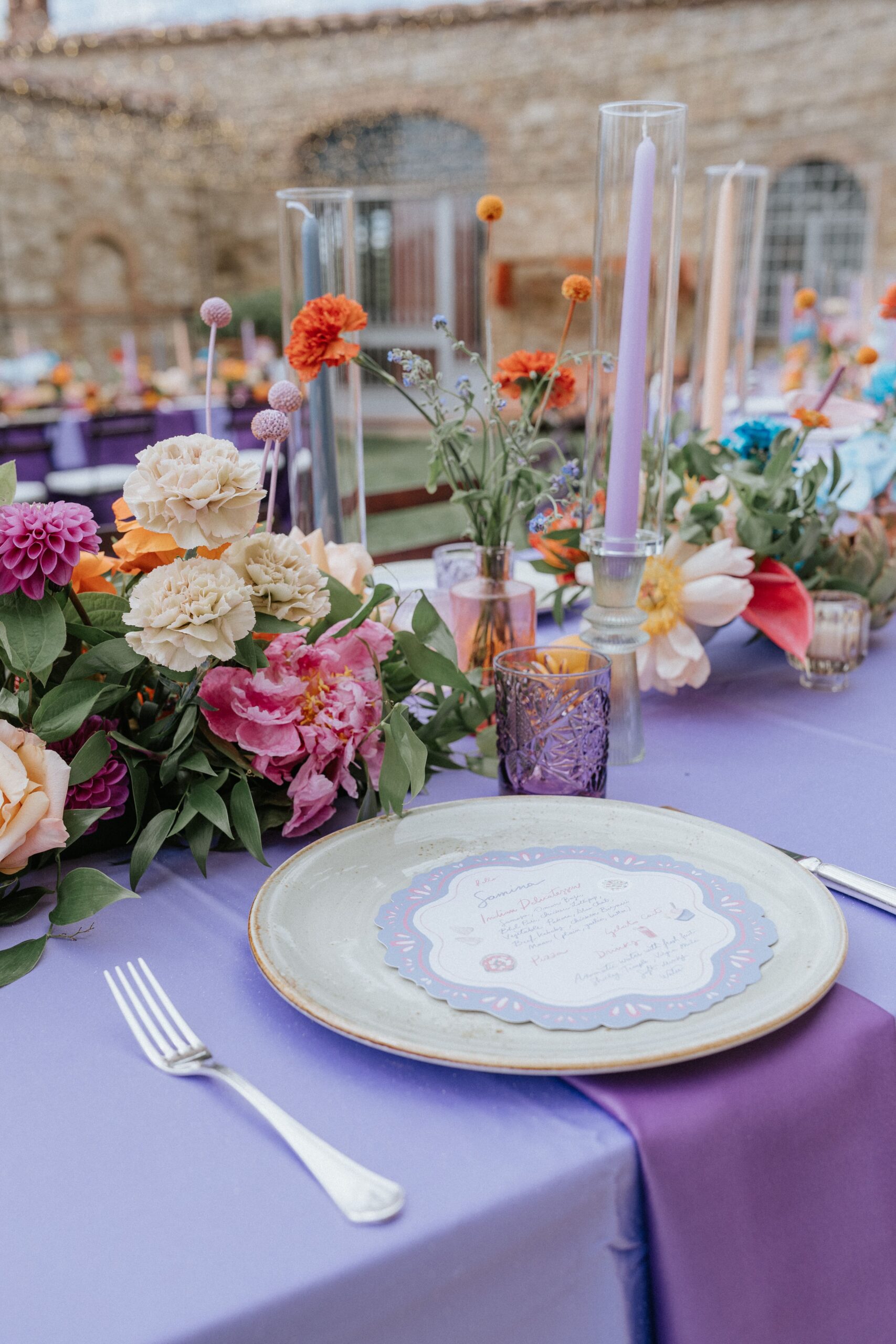 A Bespoke setup for an Indian wedding in Tuscany