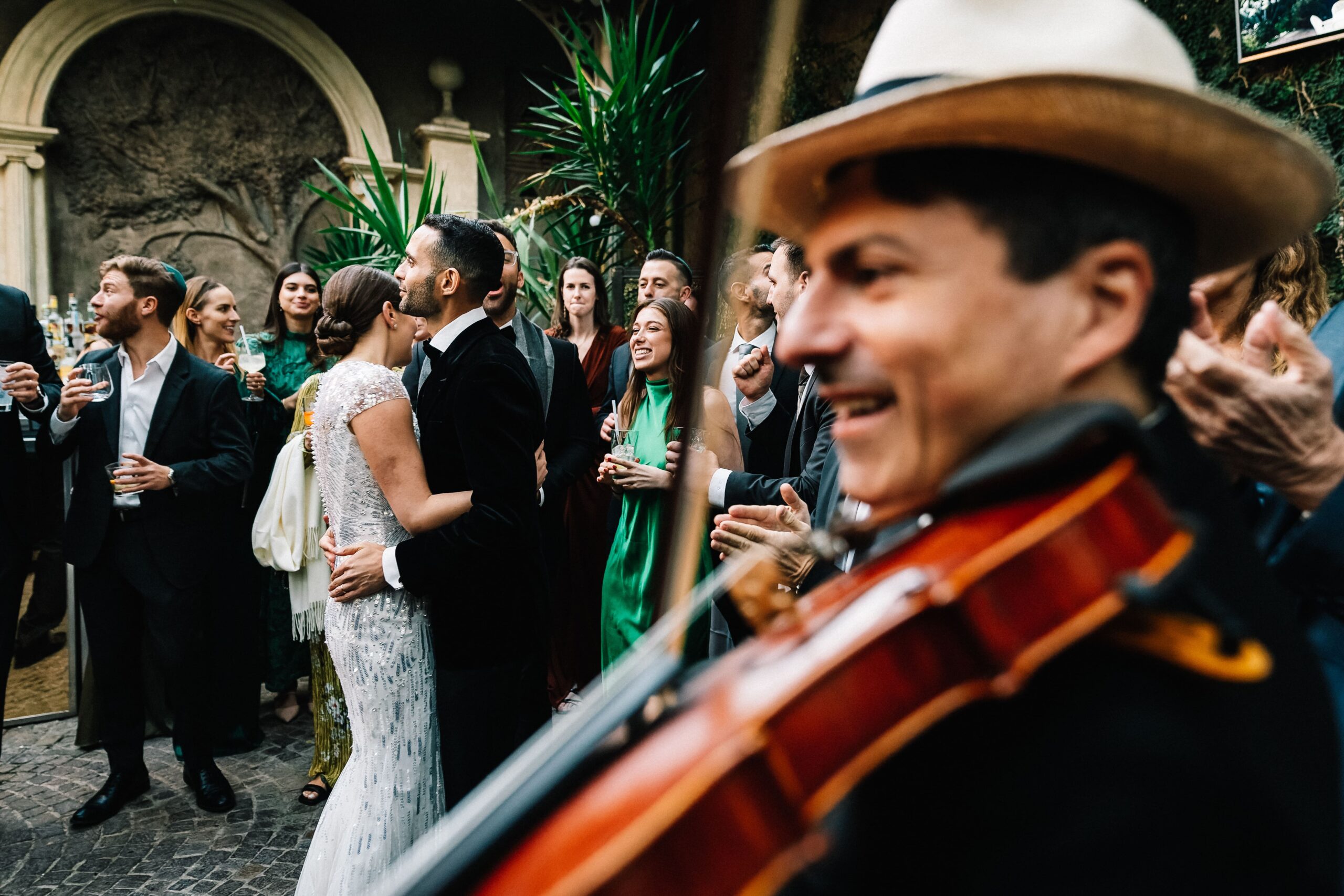 CheChic - Destination wedding Italy - Tracy & John - Jewish Wedding in Rome at Castello di Torcrescenza 43 Image